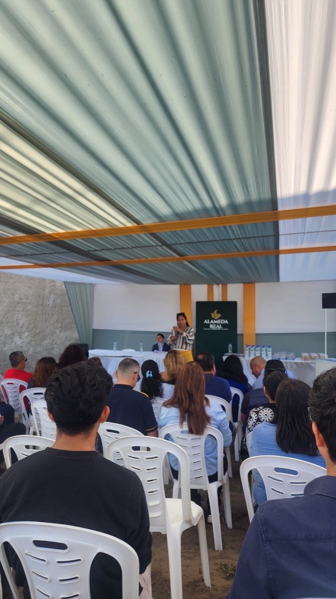 Presentación del proyecto Alameda Real ante los asistentes